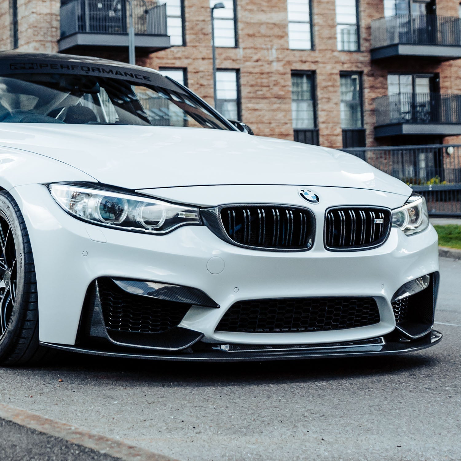 Mhc+ bmw f80 m3 & f82/f83 m4 pre preg carbon fibre gt style front splitter 2 Mhc+ bmw f80 m3 & f82/f83 m4 pre preg carbon fibre gt style front splitter - image 2