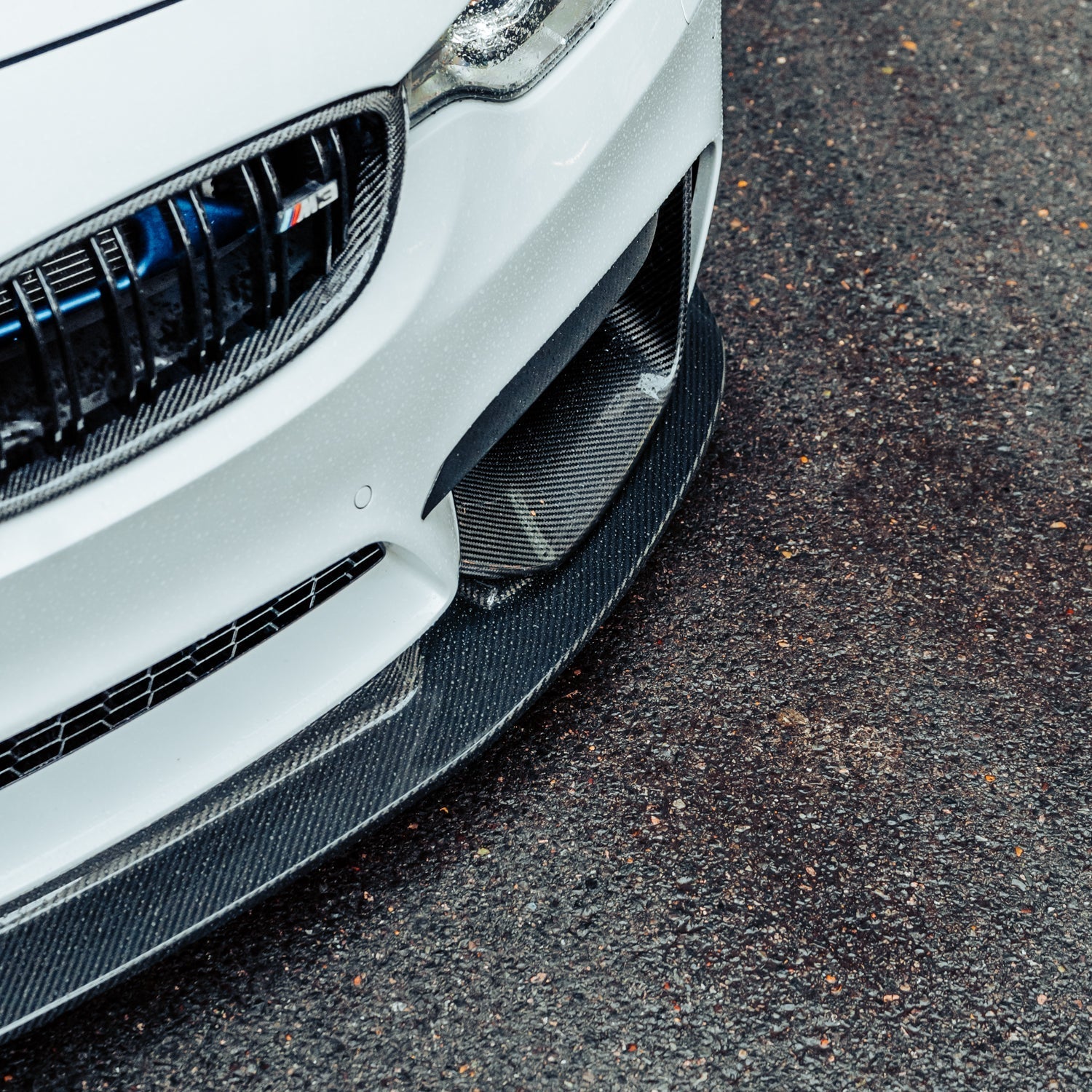 Mhc+ bmw f80 m3 & f82/f83 m4 pre preg carbon fibre gt style front splitter 3 Mhc+ bmw f80 m3 & f82/f83 m4 pre preg carbon fibre gt style front splitter - image 3