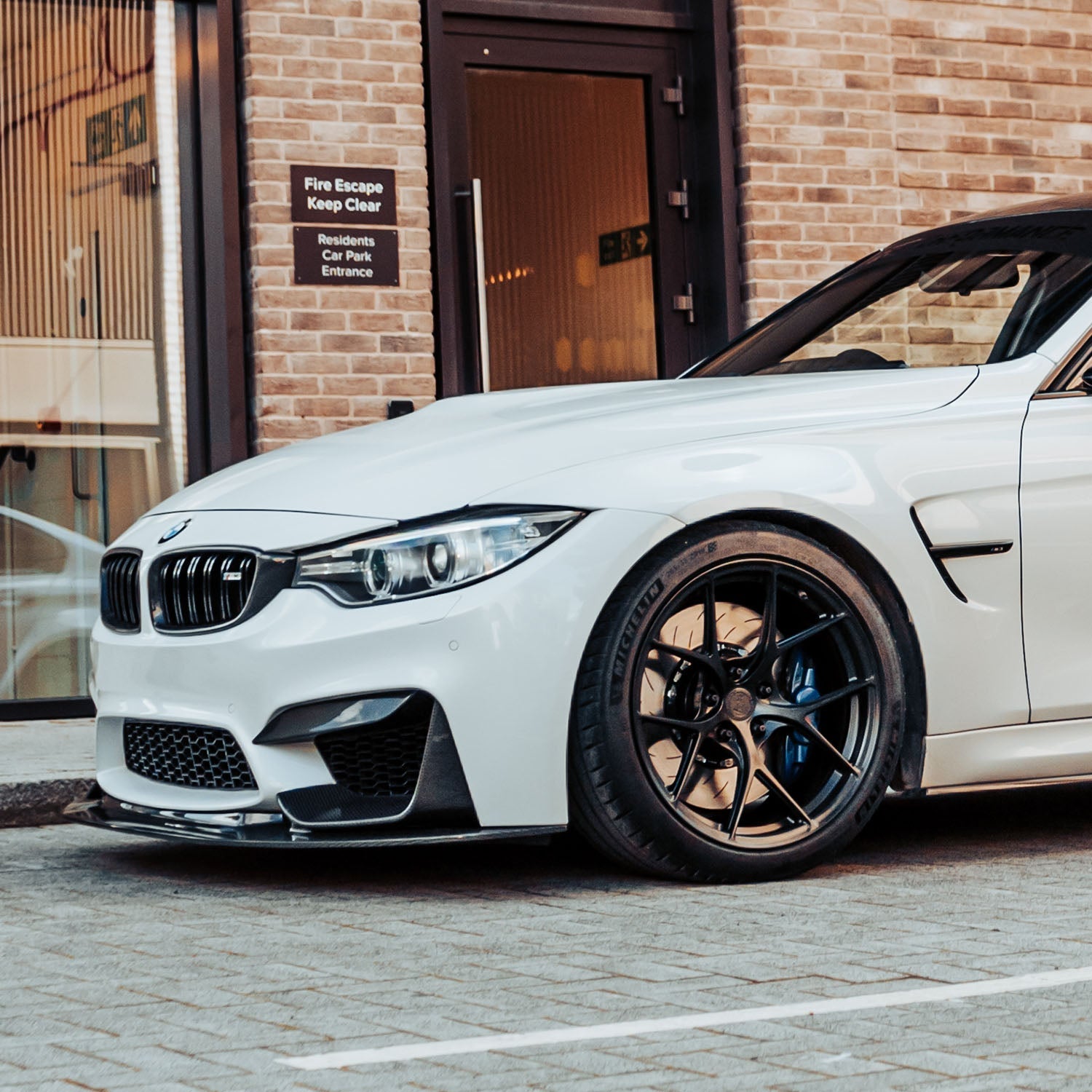 Mhc+ bmw f80 m3 & f82/f83 m4 pre preg carbon fibre gt style front splitter 4 Mhc+ bmw f80 m3 & f82/f83 m4 pre preg carbon fibre gt style front splitter - image 4