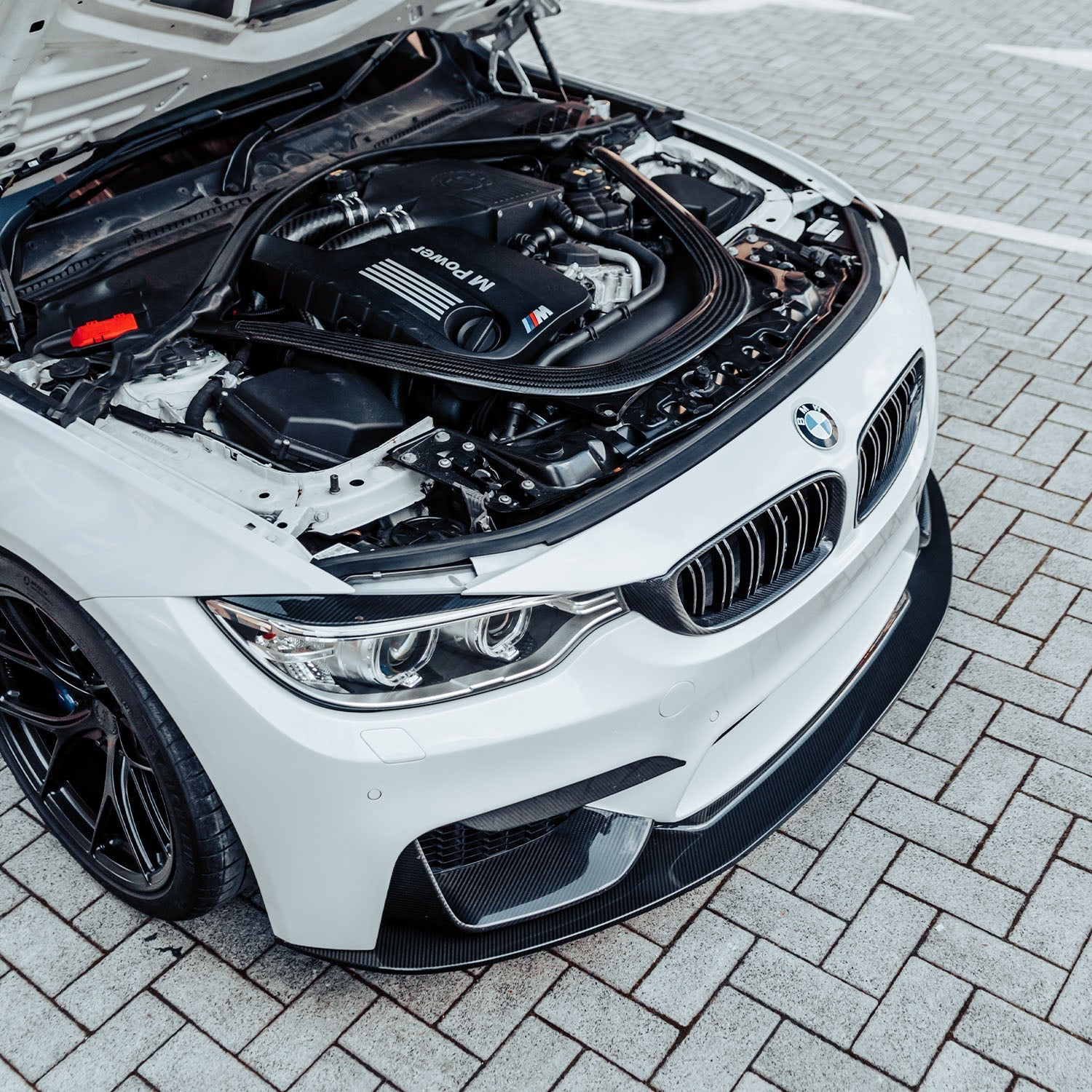 Mhc+ bmw f80 m3 & f82/f83 m4 pre preg carbon fibre gt style front splitter 5 Mhc+ bmw f80 m3 & f82/f83 m4 pre preg carbon fibre gt style front splitter - image 5