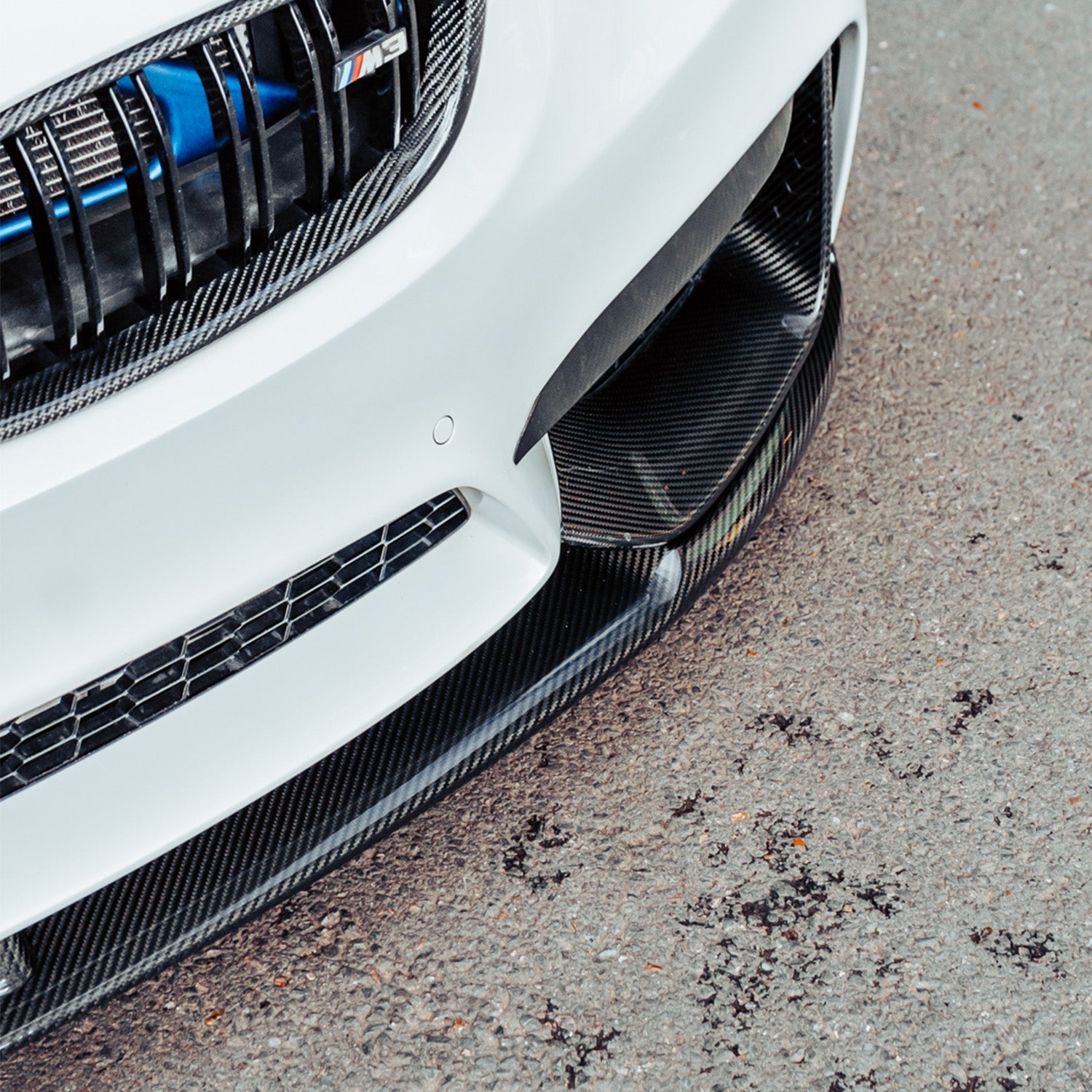 Mhc+ bmw f80 m3 & f82/f83 m4 pre preg carbon fibre performance style front splitter 4 Mhc+ bmw f80 m3 & f82/f83 m4 pre preg carbon fibre performance style front splitter - image 4
