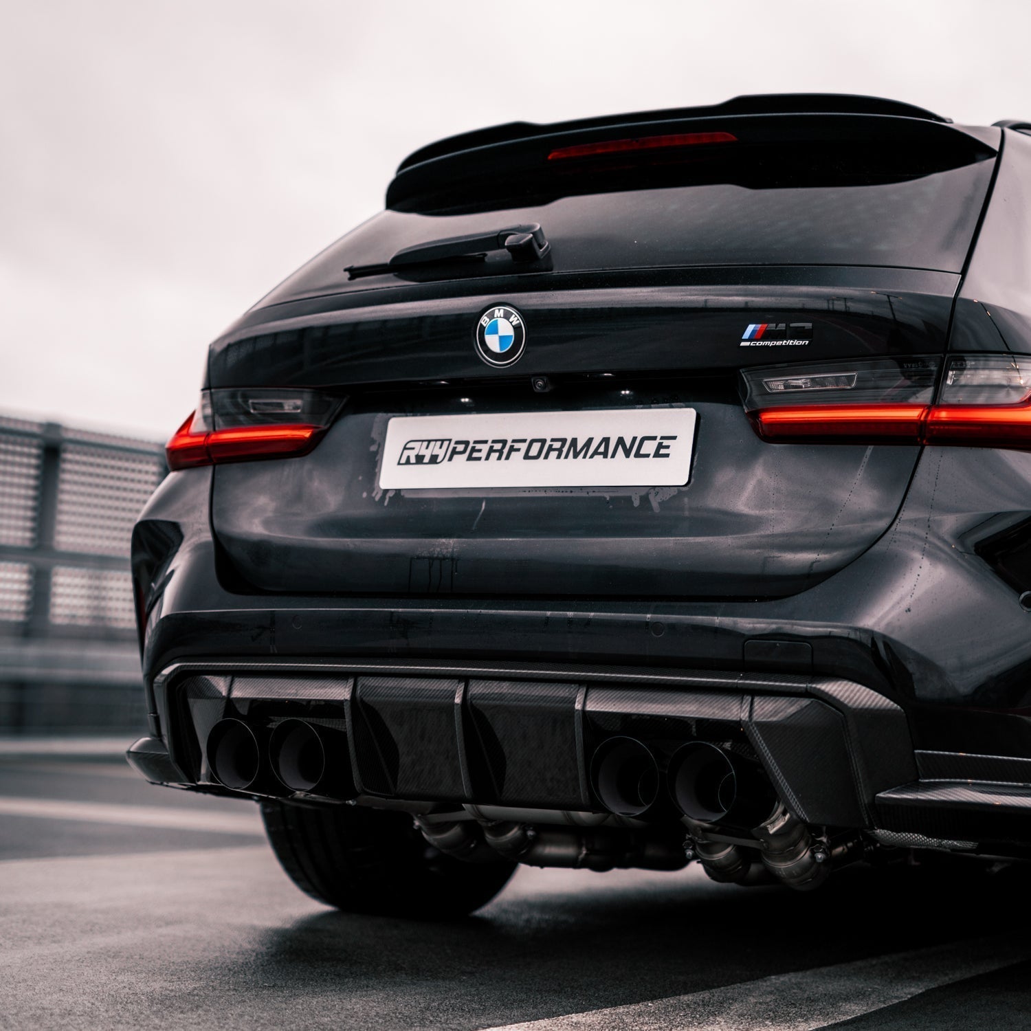 Mhc+ bmw g80/g81 m3 & g82/g83 m4 pre preg carbon fibre rear bumper insert 2 Mhc+ bmw g80/g81 m3 & g82/g83 m4 pre preg carbon fibre rear bumper insert - image 2