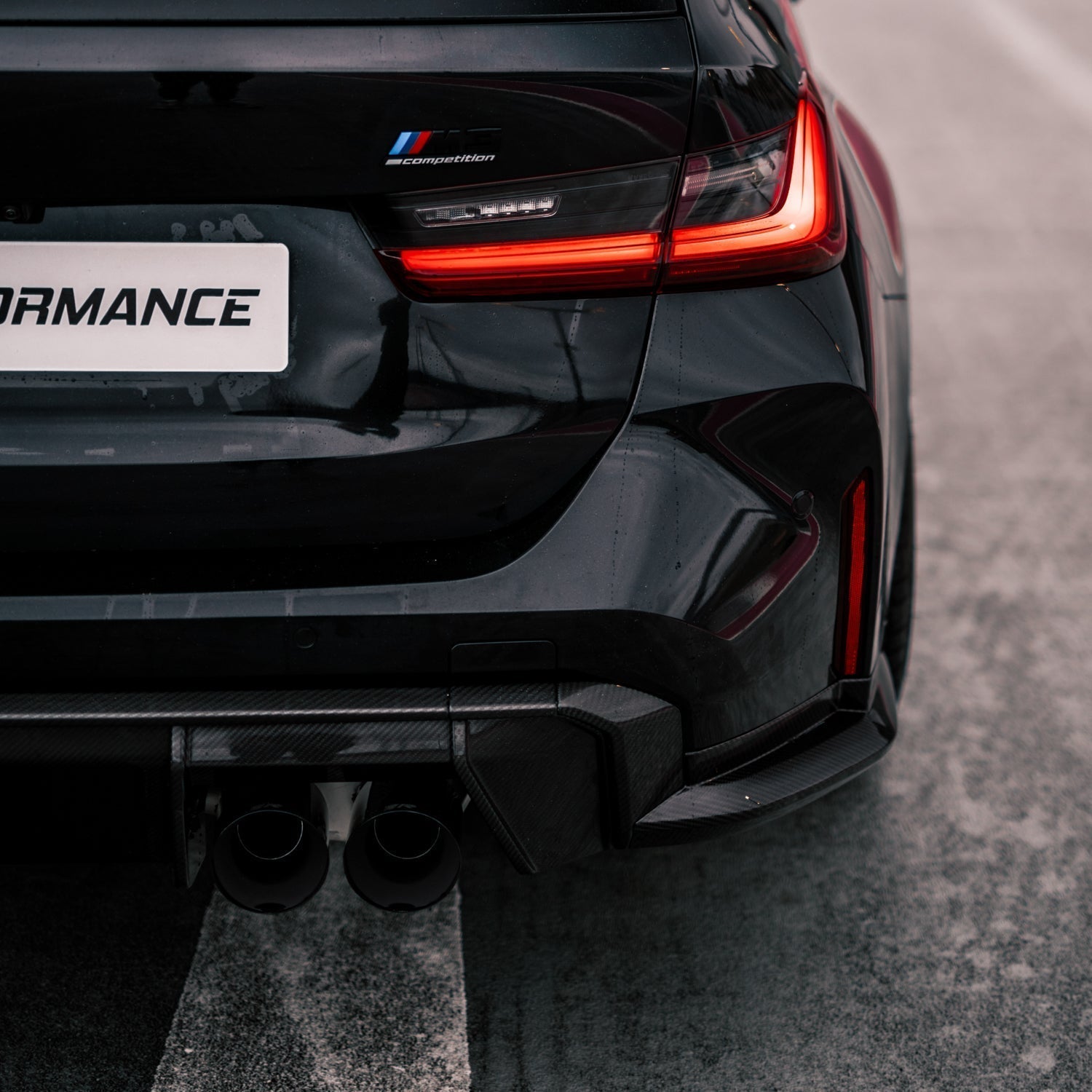 Mhc+ bmw g80/g81 m3 & g82/g83 m4 pre preg carbon fibre rear bumper insert 7 Mhc+ bmw g80/g81 m3 & g82/g83 m4 pre preg carbon fibre rear bumper insert - image 7