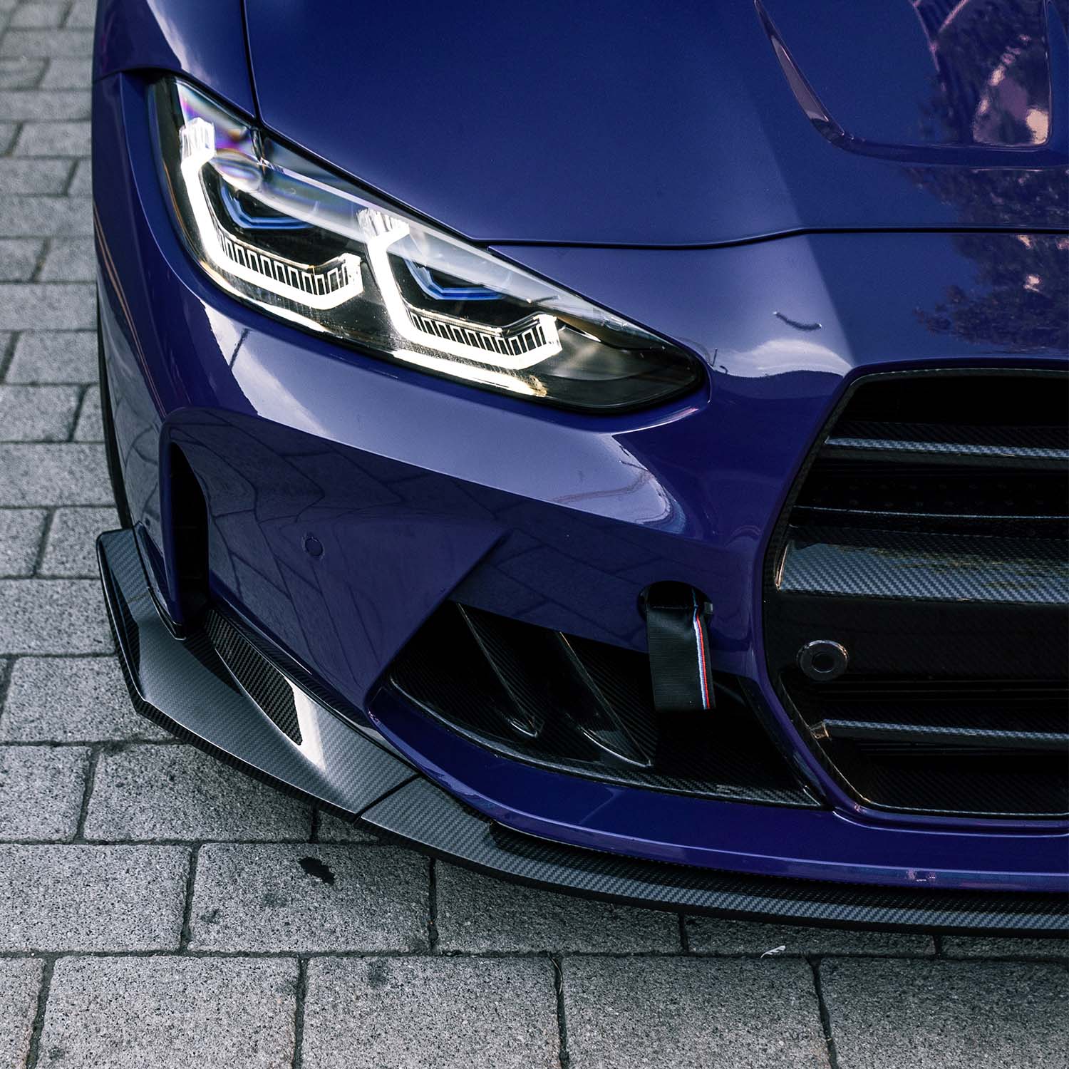 Mhc+ bmw g80/g81 m3 & g82/g83 m4 pre preg carbon fibre csl style front splitter 6 Mhc+ bmw g80/g81 m3 & g82/g83 m4 pre preg carbon fibre csl style front splitter - image 6