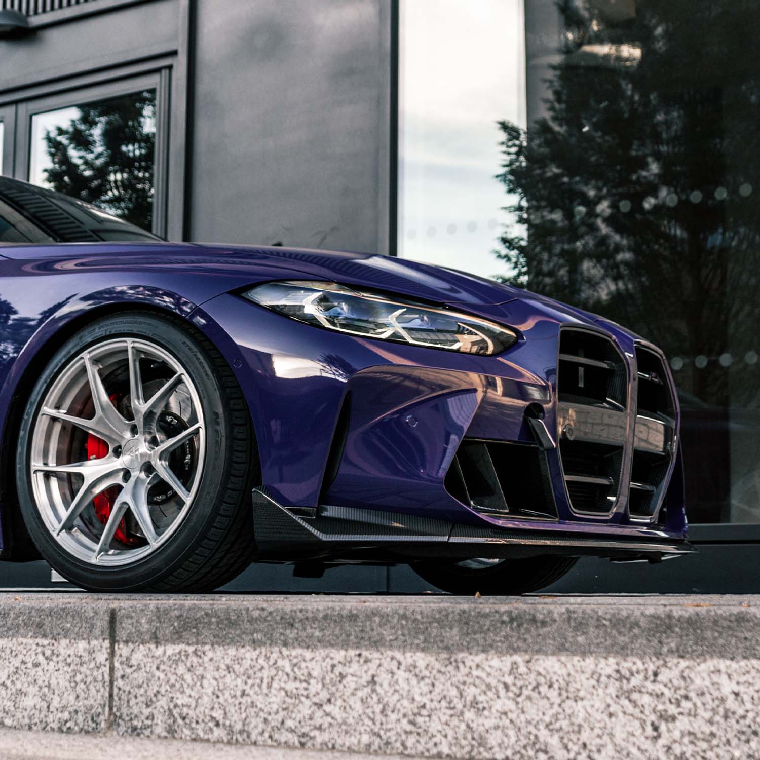 Mhc+ bmw g80/g81 m3 & g82/g83 m4 pre preg carbon fibre csl style front splitter 9 Mhc+ bmw g80/g81 m3 & g82/g83 m4 pre preg carbon fibre csl style front splitter - image 9