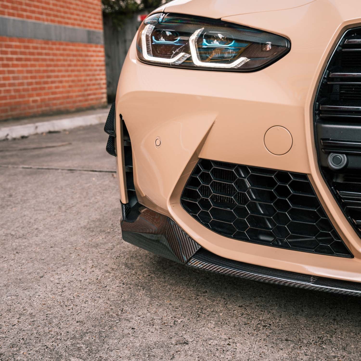 Mhc+ bmw g80/g81 m3 & g82/g83 m4 pre preg carbon fibre performance style front splitter 6 Mhc+ bmw g80/g81 m3 & g82/g83 m4 pre preg carbon fibre performance style front splitter - image 6