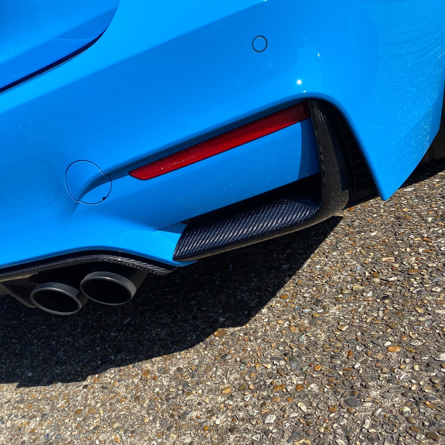 Mhc+ bmw f80 m3 & f82/f83 m4 pre preg carbon fibre rear bumper inserts 4 Mhc+ bmw f80 m3 & f82/f83 m4 pre preg carbon fibre rear bumper inserts - image 4