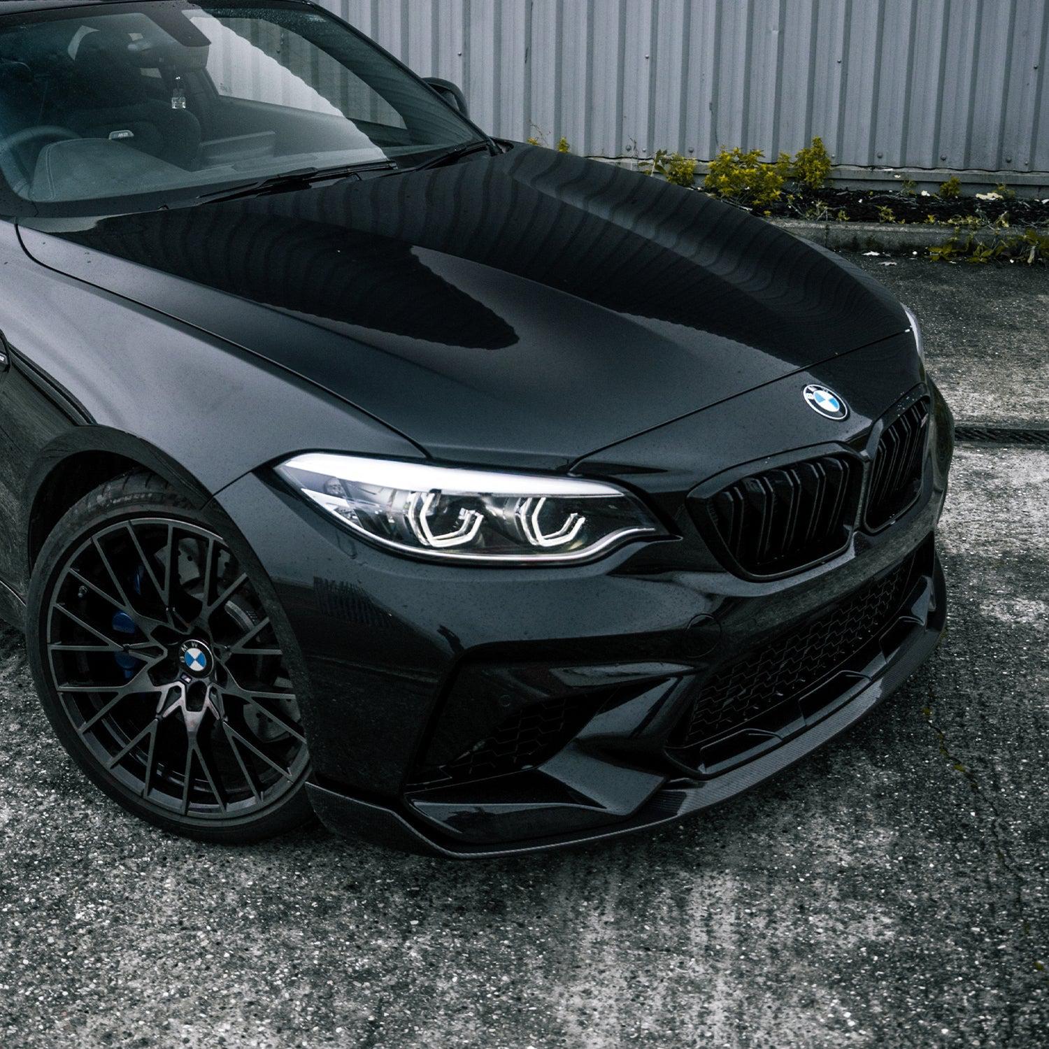 Mhc+ bmw f87 m2 competition pre preg carbon fibre performance style front splitter 2 Mhc+ bmw f87 m2 competition pre preg carbon fibre performance style front splitter - image 2