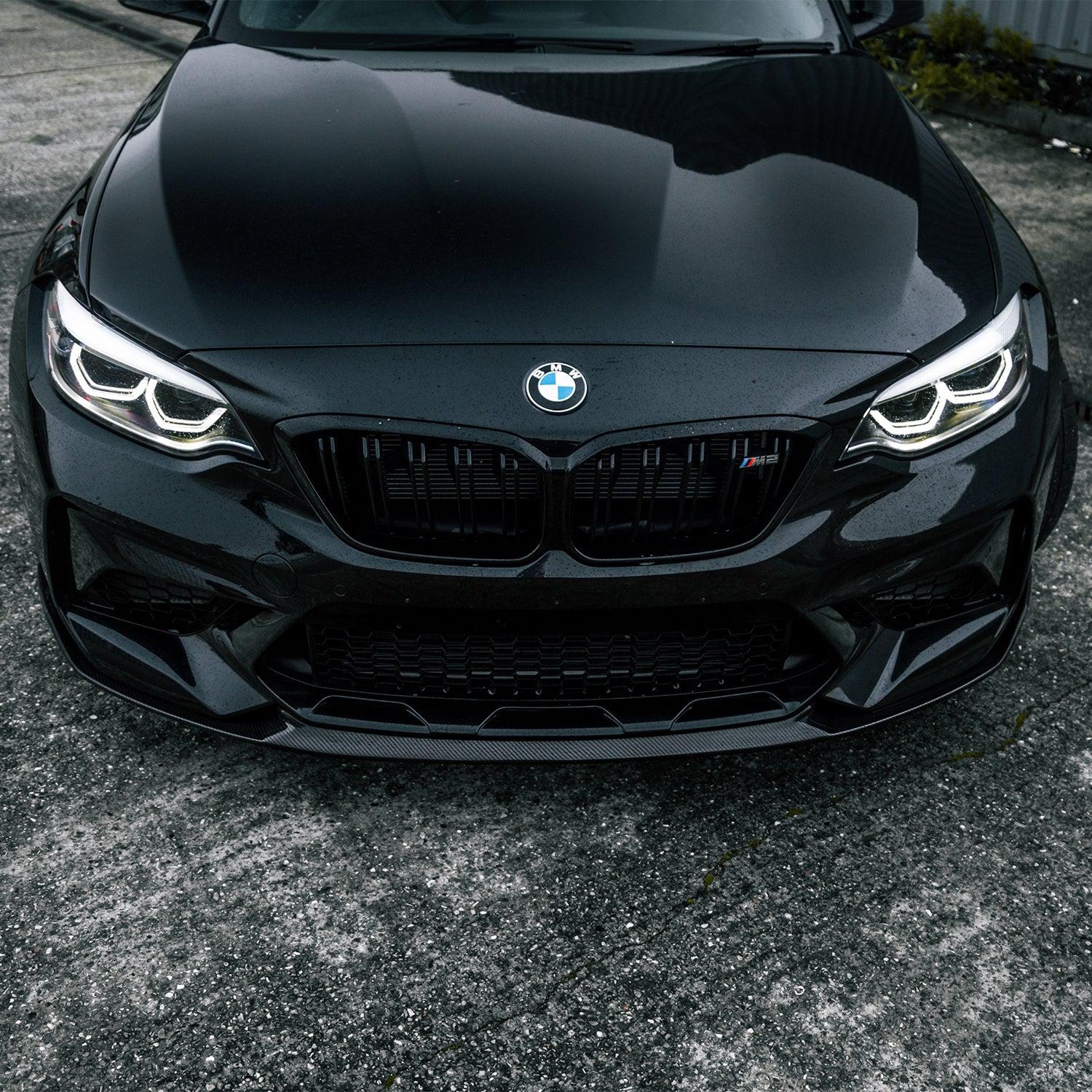 Mhc+ bmw f87 m2 competition pre preg carbon fibre performance style front splitter 3 Mhc+ bmw f87 m2 competition pre preg carbon fibre performance style front splitter - image 3