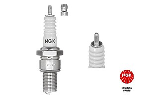 NGK B7ECS Standard Nickel Spark Plug (2528)
