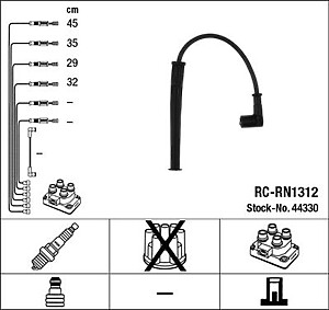 NGK RC-RN1312 Ignition Cable Kit (44330)