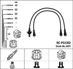 NGK RC-PG1302 Ignition Cable Kit (6071)