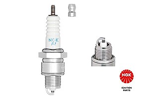 NGK BPR7HS Standard Nickel Spark Plug (6422)