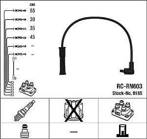 NGK RC-RN603 Ignition Cable Kit (8185)