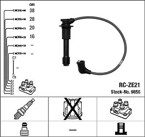 NGK RC-ZE21 Ignition Cable Kit (9856)