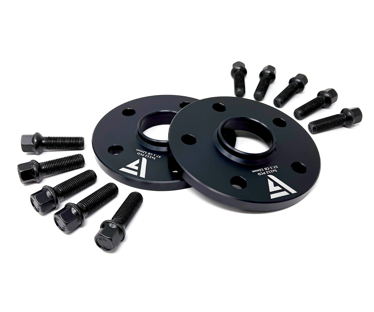 Vagsport hubcentric wheel spacers & bolts 5x112 (57. 1mm cb) - black anodised 8 Vagsport hubcentric wheel spacers & bolts 5x112 (57. 1mm cb) - black anodised - image 8