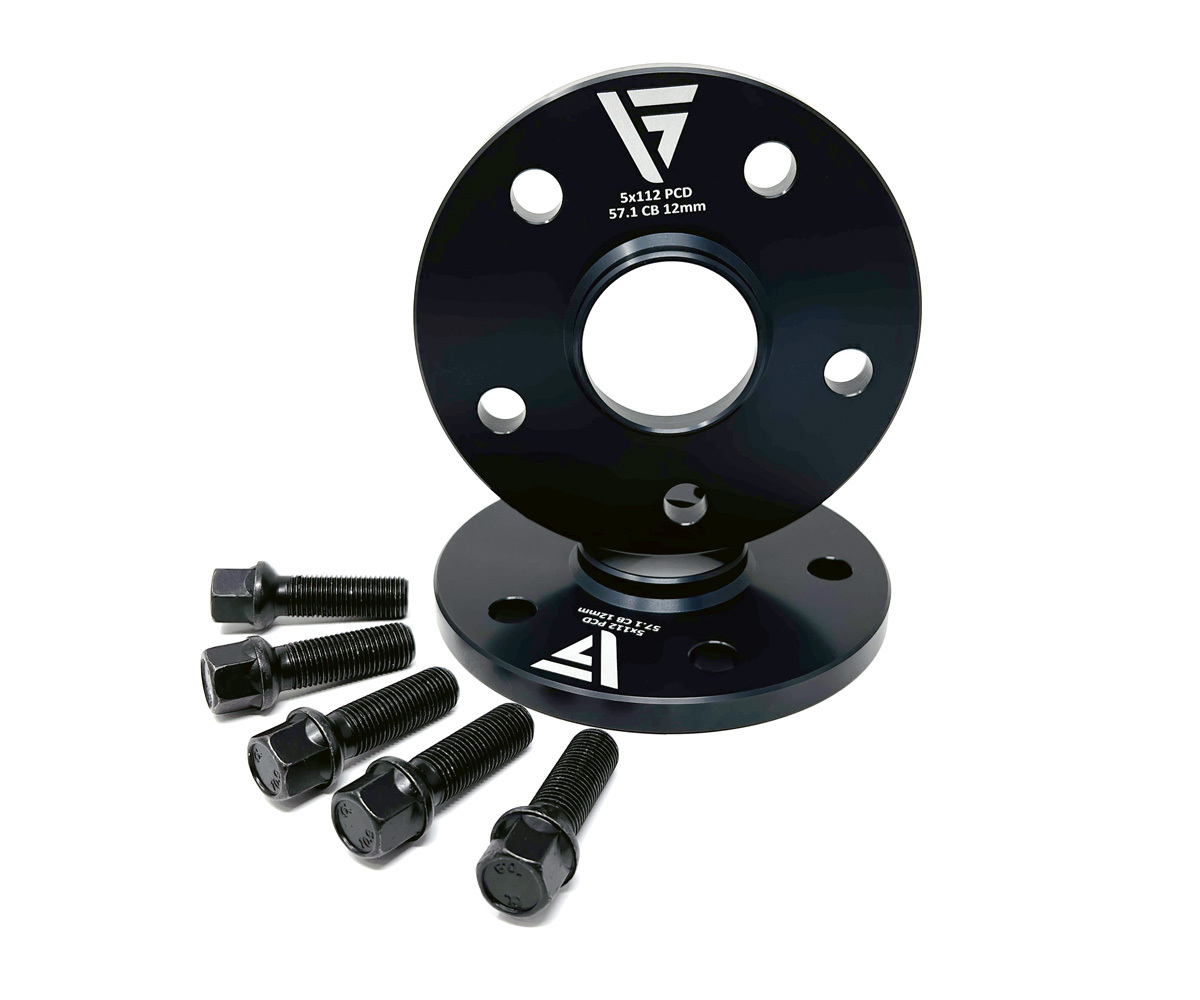 Vagsport hubcentric wheel spacers & bolts 5x112 (57. 1mm cb) - black anodised 10 Vagsport hubcentric wheel spacers & bolts 5x112 (57. 1mm cb) - black anodised - image 10
