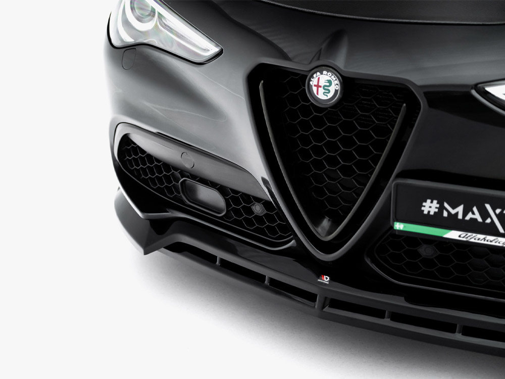 Maxton front splitter v3 for alfa romeo stelvio mk1 4 Maxton front splitter v3 for alfa romeo stelvio mk1 - image 4