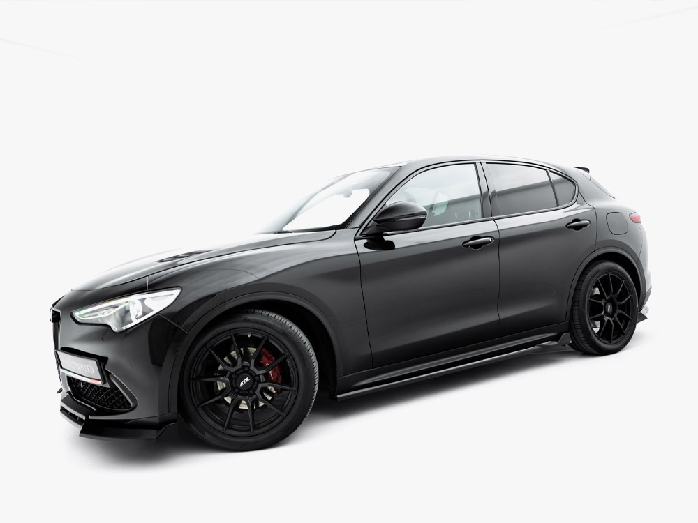 Maxton side skirt diffusers v2 for alfa romeo stelvio mk1 2 Maxton side skirt diffusers v2 for alfa romeo stelvio mk1 - image 2