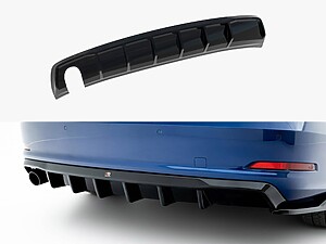 Maxton Rear Valance for Audi A3 Saloon 8V (single exhaust on one side)