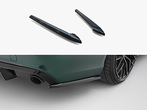Maxton Rear Side Splitters V3 for Audi A6 S line Avant (C7)