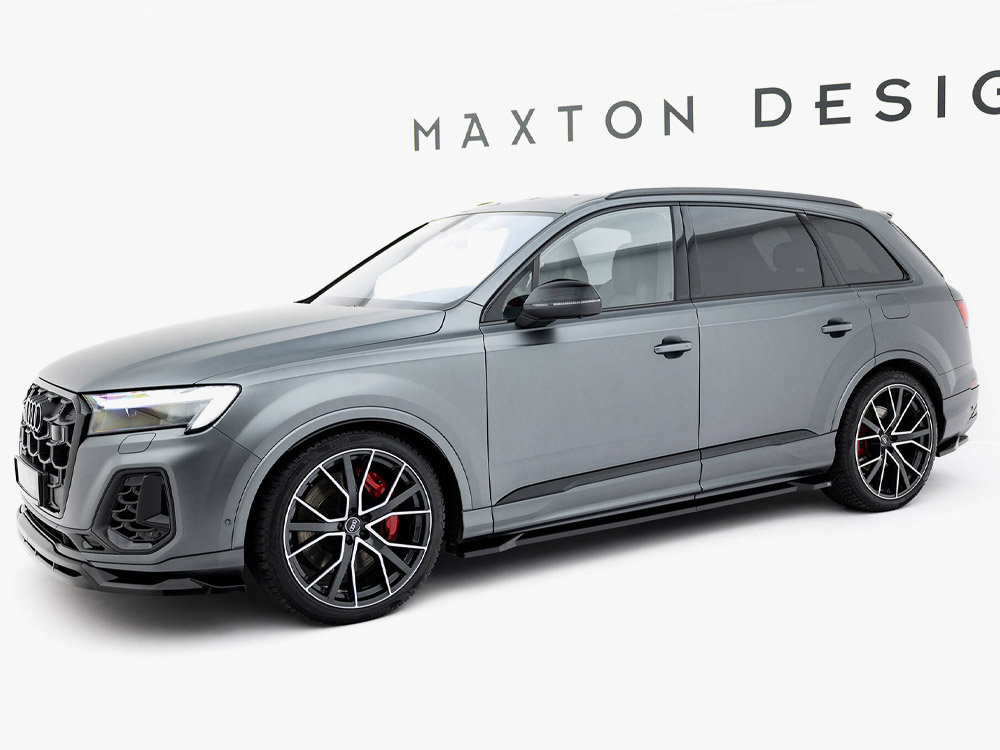 Maxton side skirt diffusers for audi q7 s line / sq7 mk2 facelift ii 2 Maxton side skirt diffusers for audi q7 s line / sq7 mk2 facelift ii - image 2