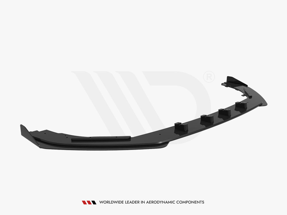 Maxton street pro front splitter v1 with flaps - audi rs3 saloon (8v) facelift - black/red with gloss flaps 7 Maxton street pro front splitter v1 with flaps - audi rs3 saloon (8v) facelift - black/red with gloss flaps - image 7