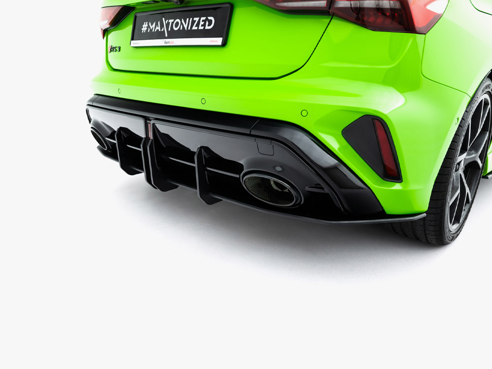 Maxton street pro rear diffuser for audi rs3 sportback (8y) facelift 4 Maxton street pro rear diffuser for audi rs3 sportback (8y) facelift - image 4