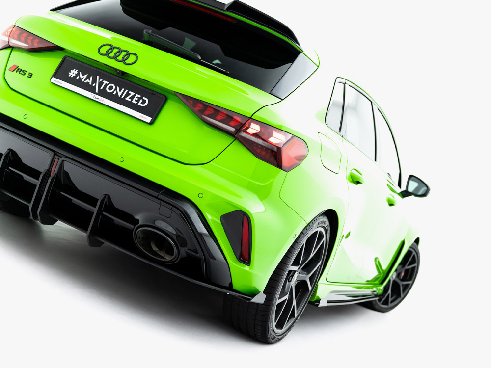 Maxton rear side flaps for audi rs3 sportback (8y) facelift 4 Maxton rear side flaps for audi rs3 sportback (8y) facelift - image 4
