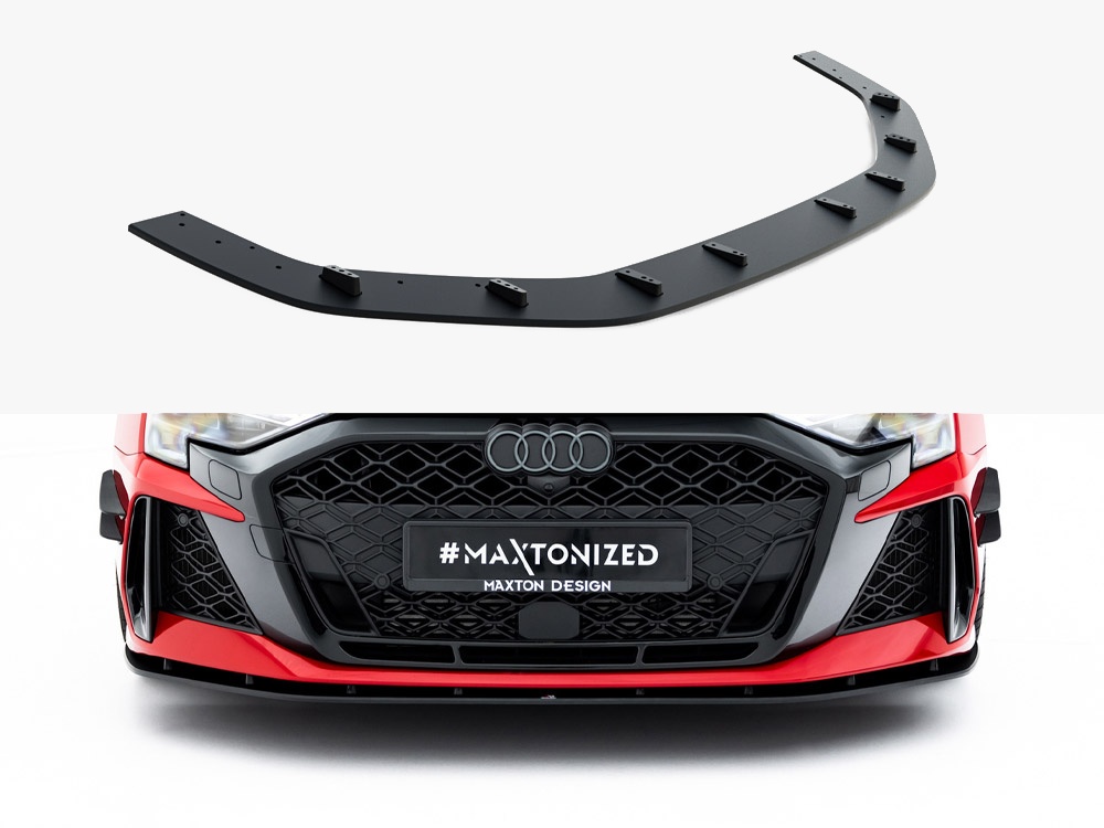 Maxton street pro front splitter - audi rs3 saloon/sportback (8y) facelift 1 Maxton street pro front splitter - audi rs3 saloon/sportback (8y) facelift