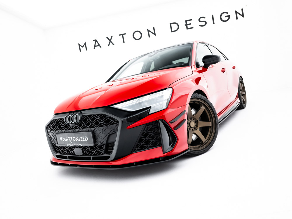 Maxton street pro front splitter - audi rs3 saloon/sportback (8y) facelift 2 Maxton street pro front splitter - audi rs3 saloon/sportback (8y) facelift - image 2
