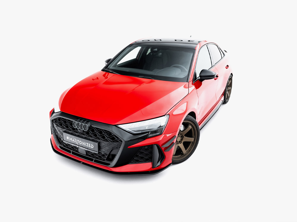 Maxton street pro front splitter - audi rs3 saloon/sportback (8y) facelift 3 Maxton street pro front splitter - audi rs3 saloon/sportback (8y) facelift - image 3