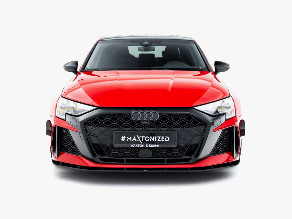 Maxton street pro front splitter - audi rs3 saloon/sportback (8y) facelift 4 Maxton street pro front splitter - audi rs3 saloon/sportback (8y) facelift - image 4