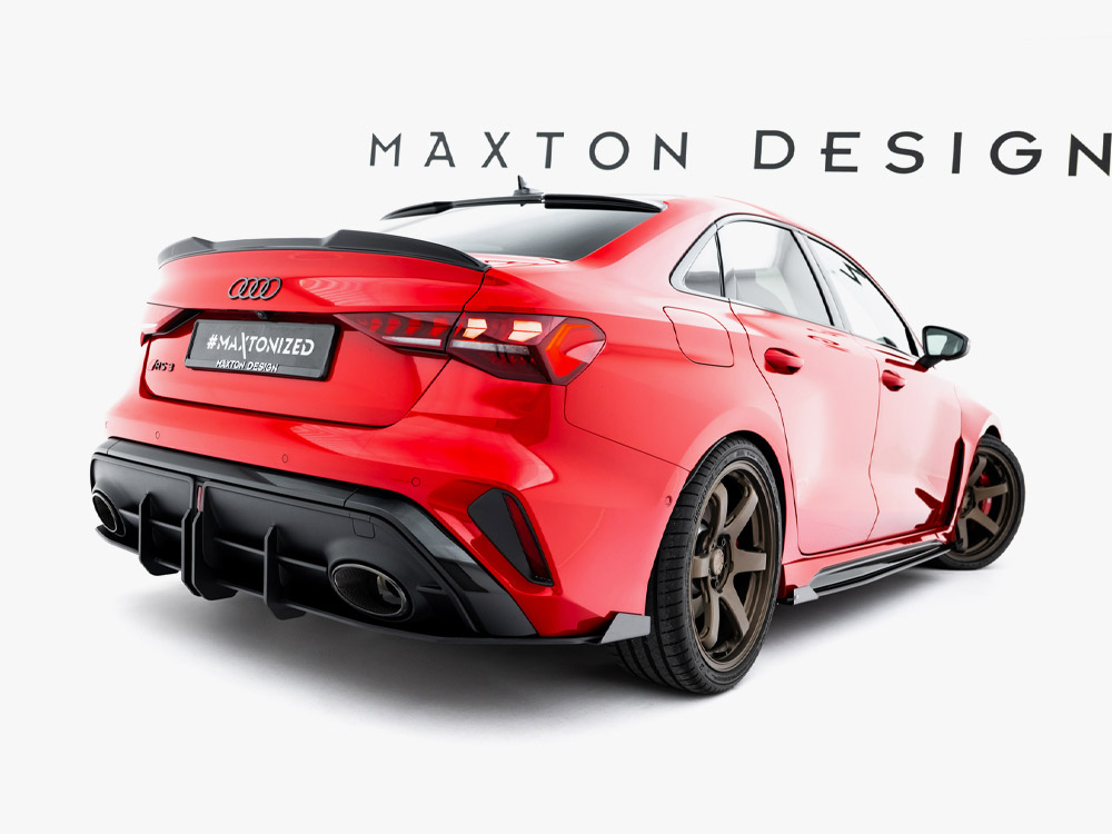 Maxton rear side flaps for audi rs3 saloon (8y) facelift 2 Maxton rear side flaps for audi rs3 saloon (8y) facelift - image 2