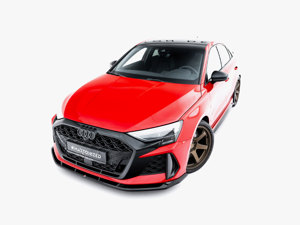Maxton front splitter v1 for audi rs3 saloon/sportback (8y) facelift 3 Maxton front splitter v1 for audi rs3 saloon/sportback (8y) facelift - image 3