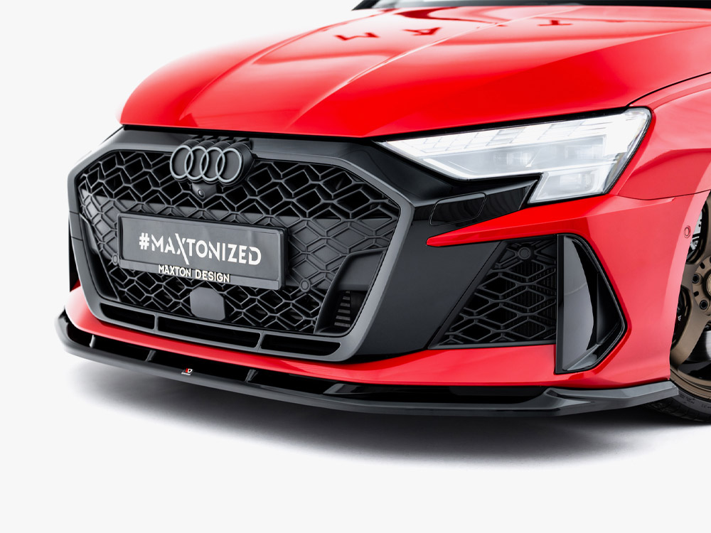 Maxton front splitter v1 for audi rs3 saloon/sportback (8y) facelift 5 Maxton front splitter v1 for audi rs3 saloon/sportback (8y) facelift - image 5