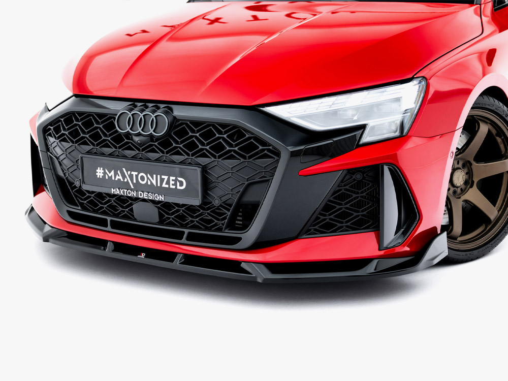 Maxton front splitter v3 for audi rs3 saloon/sportback (8y) facelift 5 Maxton front splitter v3 for audi rs3 saloon/sportback (8y) facelift - image 5