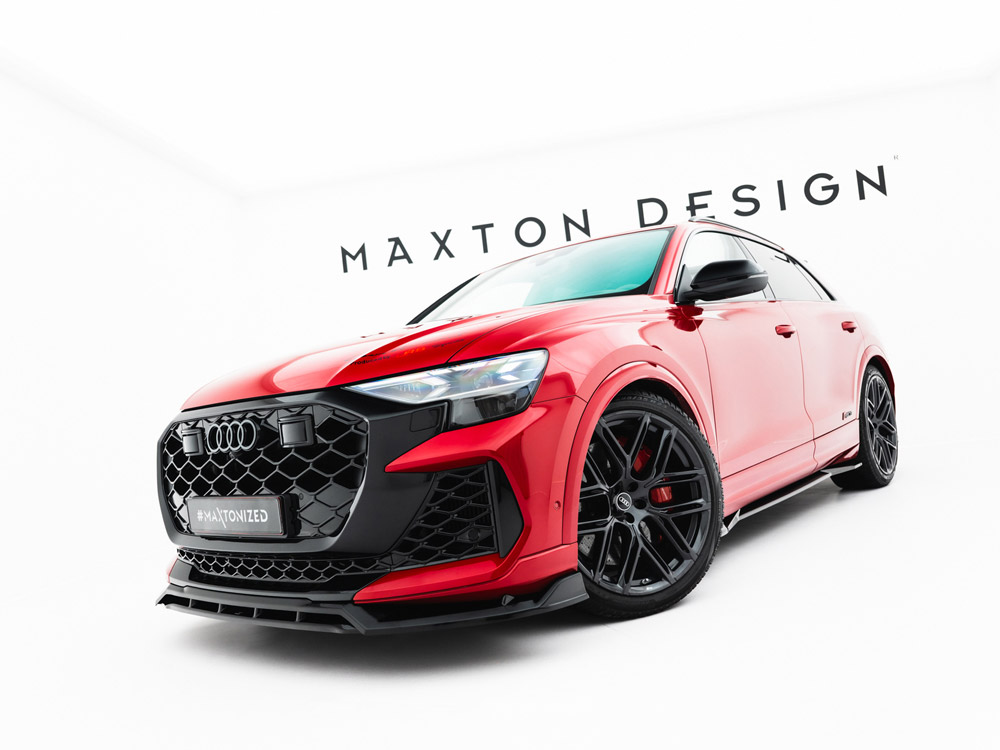 Maxton front splitter for audi rs q8 mk1 facelift 2 Maxton front splitter for audi rs q8 mk1 facelift - image 2