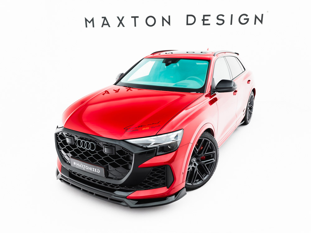 Maxton front splitter for audi rs q8 mk1 facelift 3 Maxton front splitter for audi rs q8 mk1 facelift - image 3
