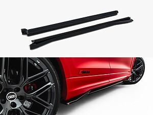Maxton Side Skirt Diffusers for Audi RS Q8 Mk1 Facelift