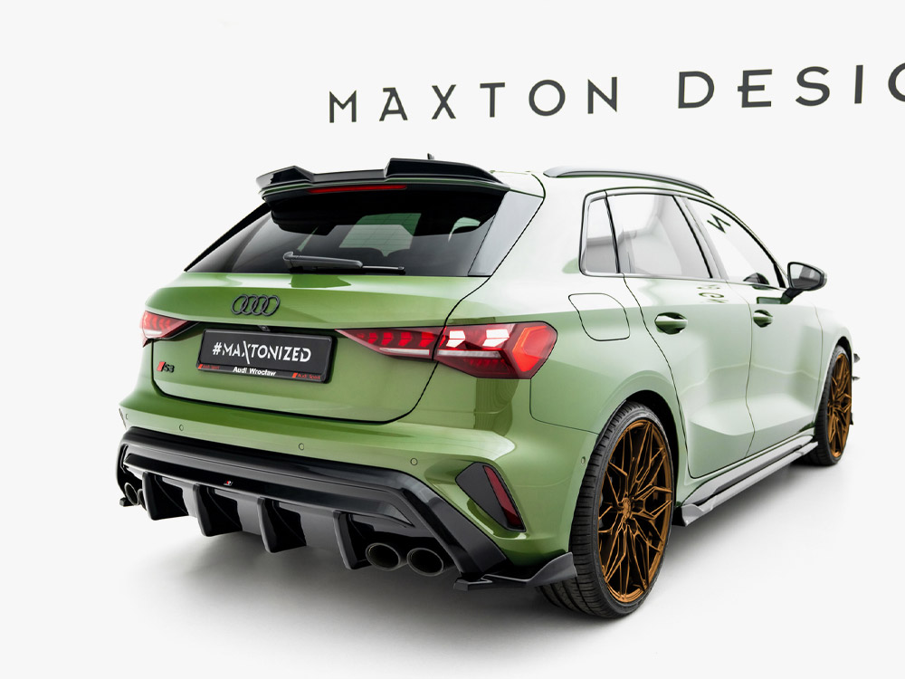 Maxton rear valance for audi s3 sportback (8y) facelift 2 Maxton rear valance for audi s3 sportback (8y) facelift - image 2
