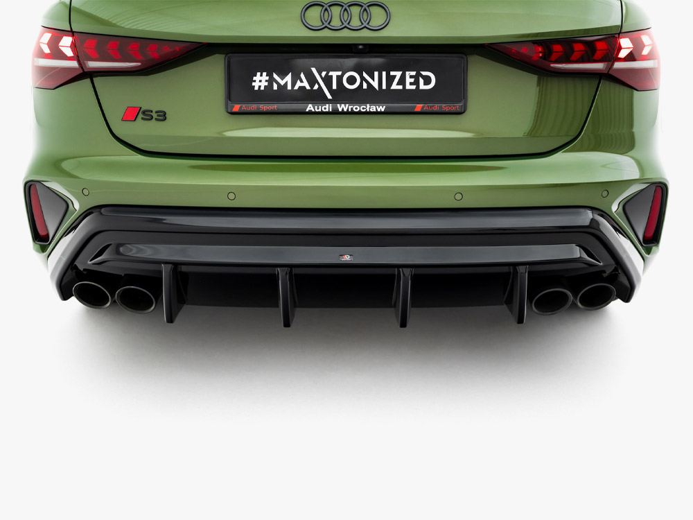 Maxton rear valance for audi s3 sportback (8y) facelift 4 Maxton rear valance for audi s3 sportback (8y) facelift - image 4