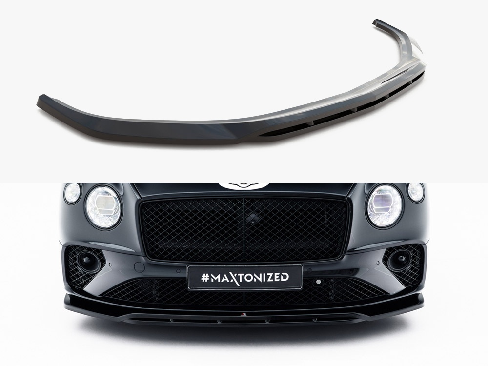 Maxton front splitter for bentley continental gt coupe (mk3) 1 Maxton front splitter for bentley continental gt coupe (mk3)