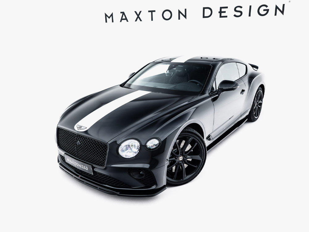Maxton front splitter for bentley continental gt coupe (mk3) 3 Maxton front splitter for bentley continental gt coupe (mk3) - image 3