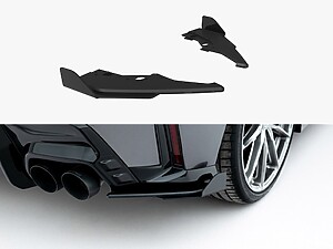 Maxton Street Pro Rear Side Splitters V2 with Flaps for BMW 1-Series/ M135i (F70)