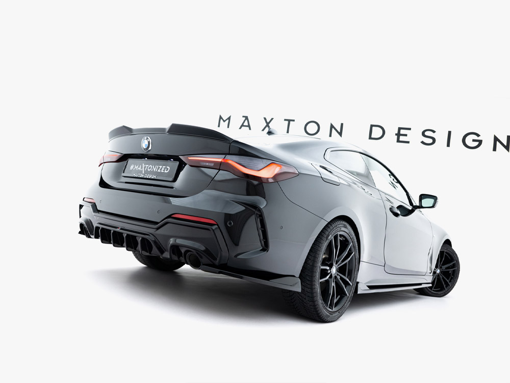Maxton rear valance for bmw 4 series (g22/g23) m sport, pre? Facelift & facelift 2 Pre? Facelift & facelift