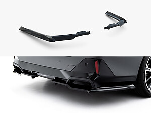Maxton Rear Splitter (Vertical Bars) V1 BMW 5 Series / i5 M Sport Saloon / Touring (G60/G61)