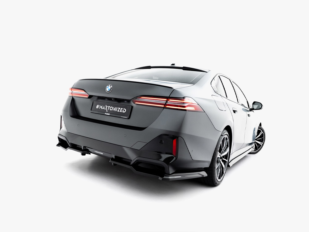 Maxton rear splitter (vertical bars) v1 bmw 5 series / i5 m sport saloon / touring (g60/g61) 2 Maxton rear splitter (vertical bars) v1 bmw 5 series / i5 m sport saloon / touring (g60/g61) - image 2