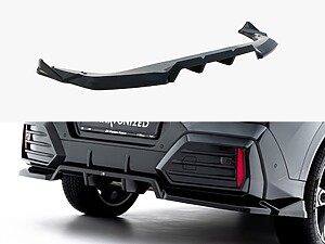 Maxton Rear Splitter (Vertical Bars) for BMW X2 M Sport (U10) / BMW iX2 (U10)