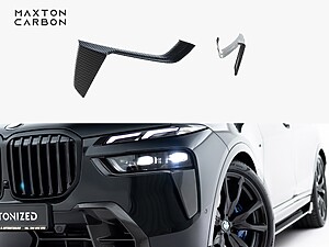 Maxton Pre-preg Carbon Front Bumper Air Intakes for BMW X7 G07 LCI M Sport